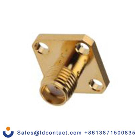 RS PRO,921-0212,SMA 连接器 母插, 50 Ω, 法兰安装, 直向, 用于同轴线 SMA系列 焊接