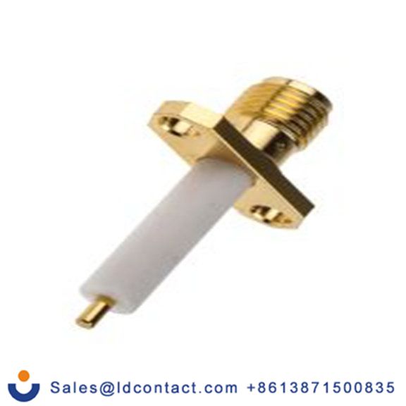 RS PRO,921-0219,SMA 连接器 母插, 50 Ω, 法兰安装, 直向, 用于同轴线 SMA系列 焊接