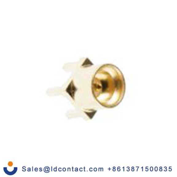 RS PRO,921-0237,MCX 连接器 母插, 50 Ω, PCB安装, 直向, 用于同轴线 MMCX系列 焊接