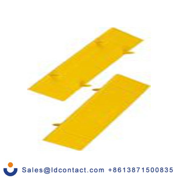 RS PRO,501-607,DIN 导轨端子块 盖轮廓, 尼龙 66制, 黄色, AD系列