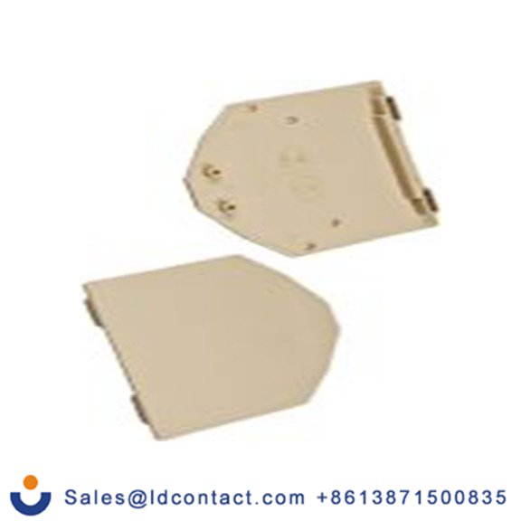 RS PRO,501-736,DIN 导轨端子块 盖轮廓载体, 尼龙 66制, 米色