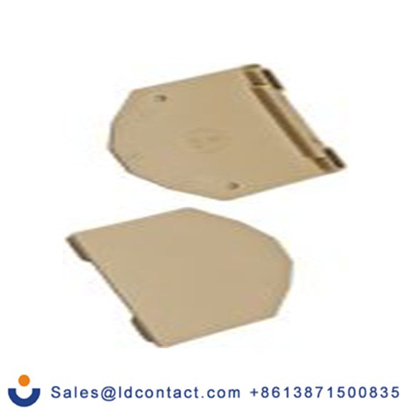 RS PRO,501-742,DIN 导轨端子块 盖轮廓载体, 尼龙 66制, 米色