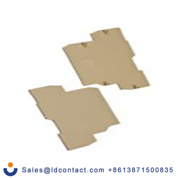 RS PRO,501-796,DIN 导轨端子块 端板, 尼龙 66制, 米色