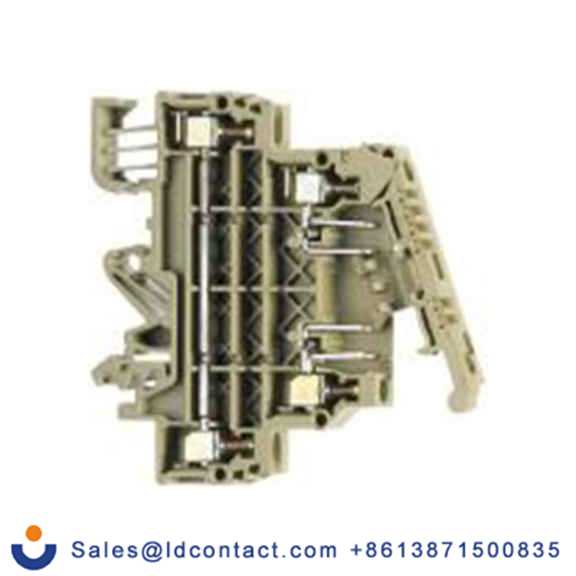 RS PRO,501-843,2 馈通端子块, 500 V, 米色, STKD 1系列 螺钉 装有熔断器