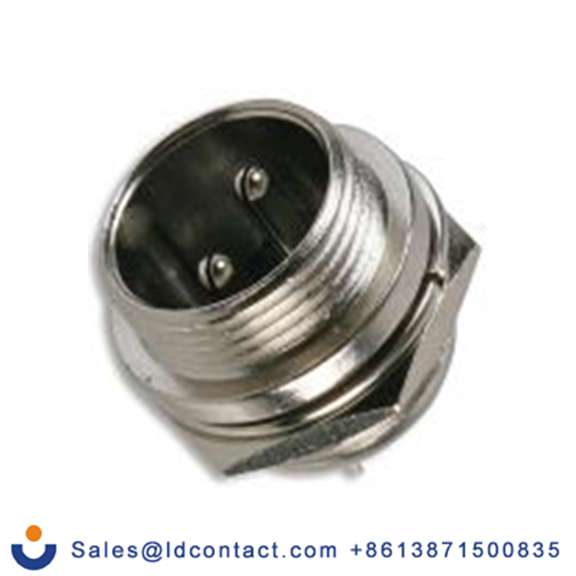 RS PRO,111-5760,Miniature 圆形连接器 插座, 2芯, 面板安装, 公芯, 48 V, ZC系列