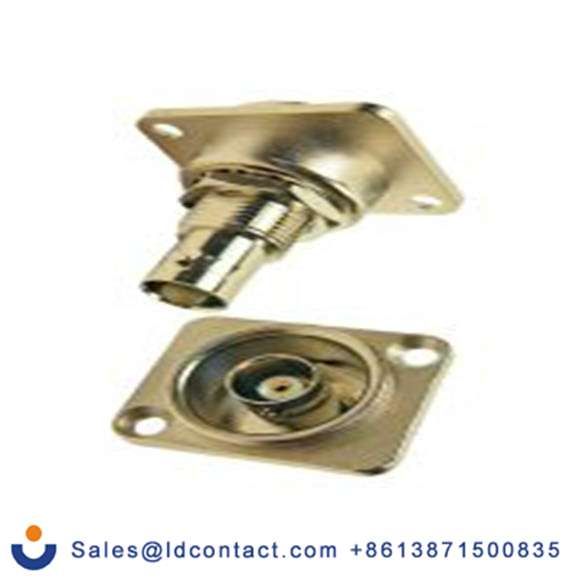 RS PRO,124-6390,BNC 连接器 母插, 50 Ω, 后面安装, 直向 BNC系列 插件