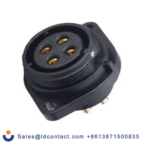 RS PRO,124-6678,Standard 圆形连接器 插座, 3芯, 法兰安装, 母插芯, 500 V, IP68, SP21系列