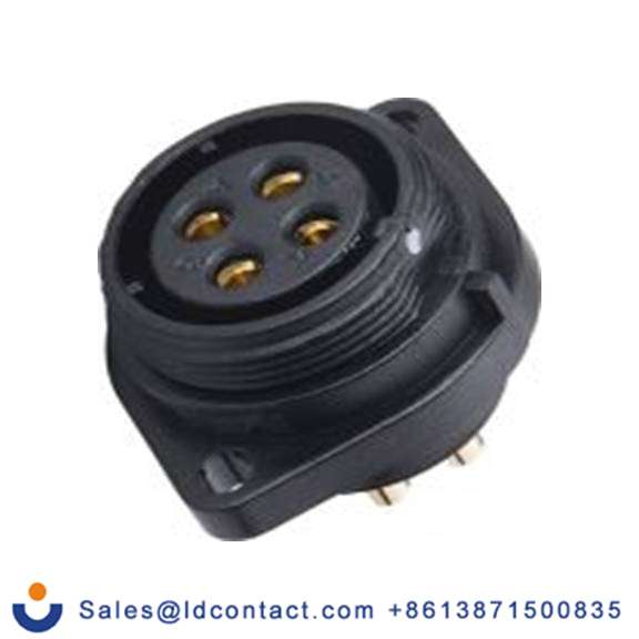 RS PRO,124-6679,Standard 圆形连接器 插座, 5芯, 法兰安装, 母插芯, 500 V, IP68, SP21系列