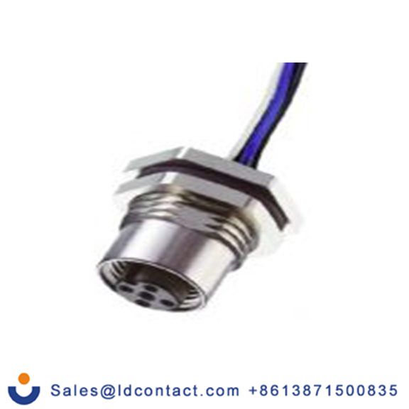 RS PRO,124-7078,M12 圆形连接器 插座, 5芯, 母插芯, 60.0 V, IP40, CPF12系列