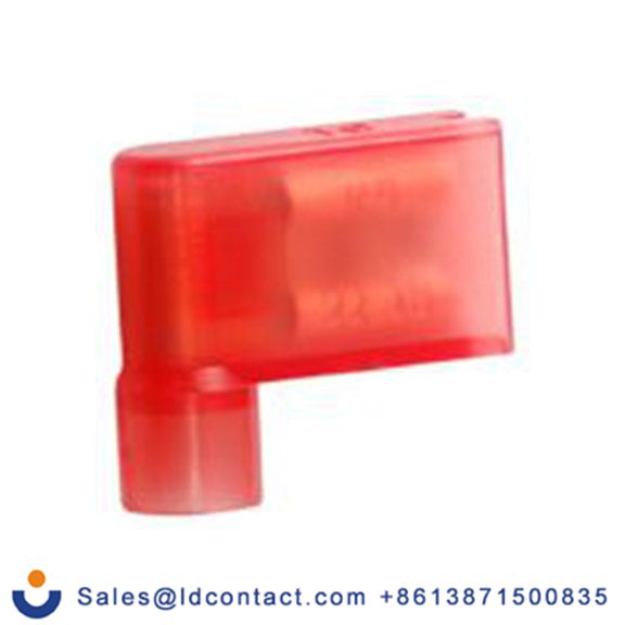 RS PRO,125-1949,绝缘 压接端子 母插, 6.35 x 0.8 mm接片, 红色 插簧端子, 尼龙绝缘, 镀锡 22 AWG 黄铜触点, 最大线规18 AWG 系列