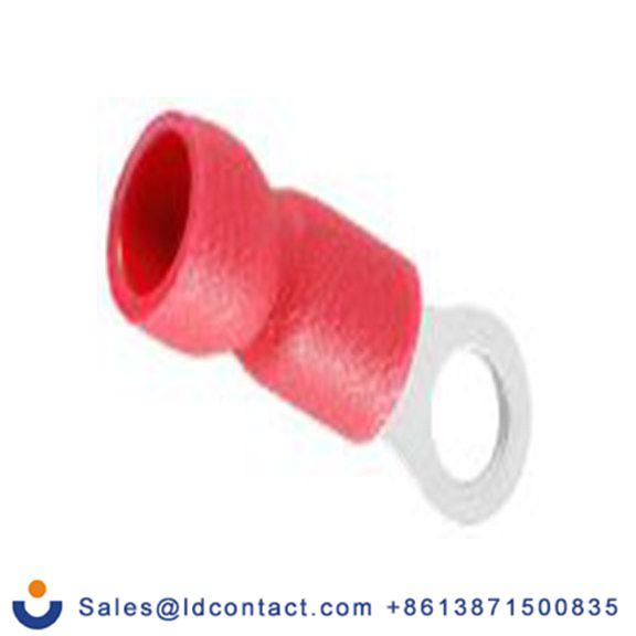 RS PRO,125-1955,绝缘 铜 环形端子, Φ3.2 mm内环 22 AWG, M3.2螺栓, 红色 16 AWG, -40 °C至105 °C RVE系列