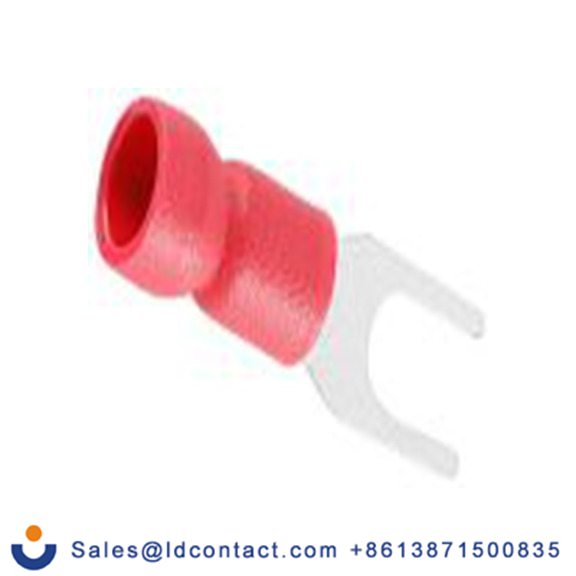 RS PRO,125-1957,绝缘 叉型端子, M3.7螺栓, 红色, 最小电线尺寸: 22 AWG 16 AWG, 5.7 mm宽, 0.75 mm厚 乙烯基, SV系列