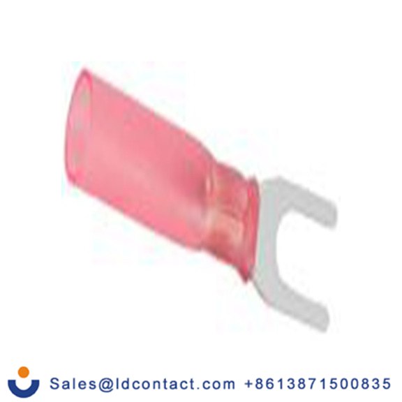 RS PRO,125-1971,绝缘 叉型端子, M3.7螺栓, 红色, 最小电线尺寸: 22 AWG 16 AWG, 6.4 mm宽, 6.4 mm厚 高密度聚乙烯, SHBL系列