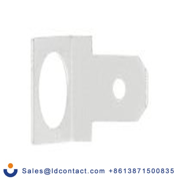 RS PRO,125-1984,非绝缘 螺栓型端子 公, 4.75 x 0.5 mm接片, 银色 插簧端子, 镀锡 黄铜触点 系列