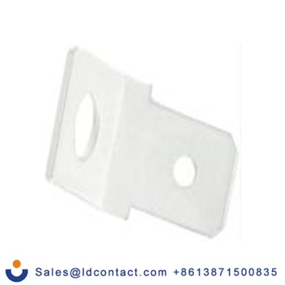 RS PRO,125-1985,非绝缘 螺栓型端子 公, 6.35 x 0.8 mm接片, 银色 插簧端子, 镀锡 黄铜触点 系列