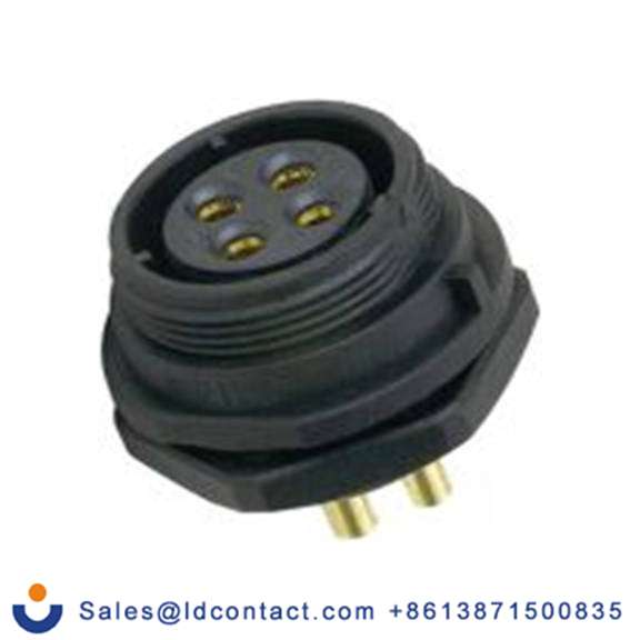 RS PRO,131-6369,Standard 圆形连接器 插座, 5芯, 正面安装, 母插芯, 500 V, IP68, SP21系列