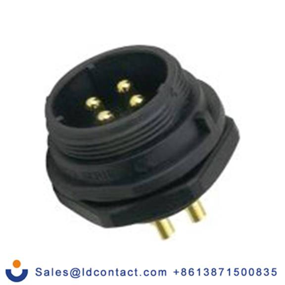 RS PRO,131-6373,Standard 圆形连接器 插座, 5芯, 正面安装, 公芯, 500 V, IP68, SP21系列