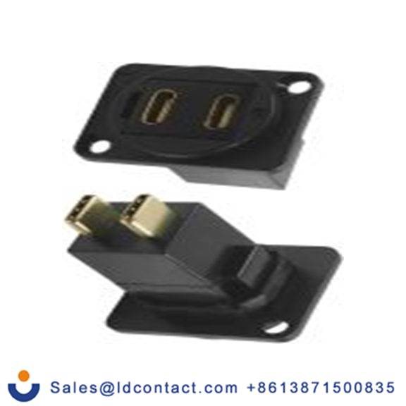 RS PRO,143-8922,USB 连接器, USB C 型, 1端口, 面板安装 直向 CP30212MB系列