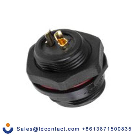 RS PRO,144-0611,Miniature 圆形连接器 插座, 2芯, 正面安装, 母插芯, 250 V, IP68, SP13系列