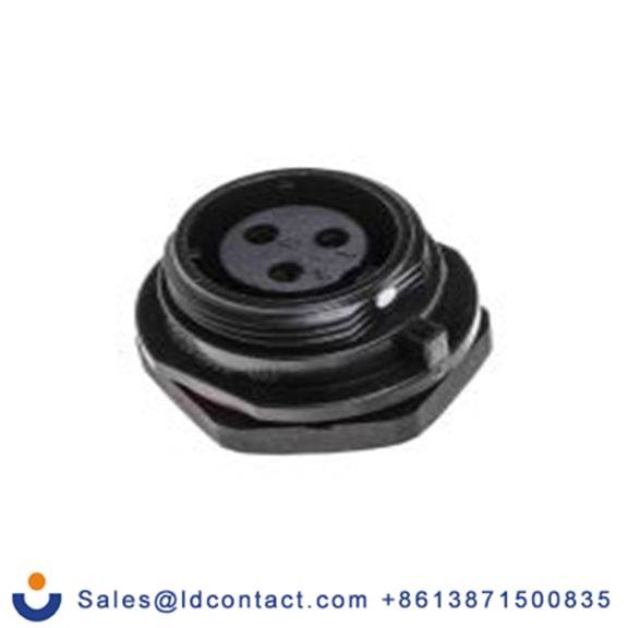 RS PRO,144-0612,Miniature 圆形连接器 插座, 3芯, 正面安装, 母插芯, 250 V, IP68, SP13系列