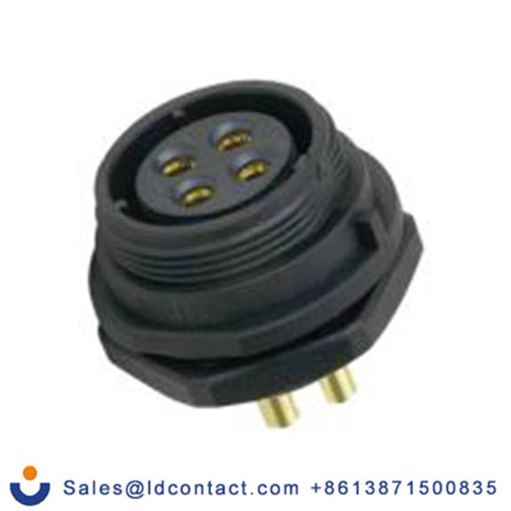 RS PRO,144-4144,Standard 圆形连接器 插座, 5芯, 正面安装, 母插芯, 500 V, IP68, SP21系列