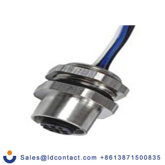 RS PRO,144-7599,M12 圆形连接器 插座, 4芯, 面板安装, 母插芯, 250.0 V, IP40, CPF12系列