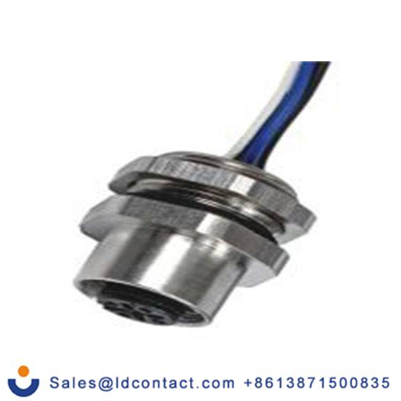 RS PRO,144-7600,M12 圆形连接器 插座, 4芯, 面板安装, 母插芯, 250.0 V, IP40, CPF12系列