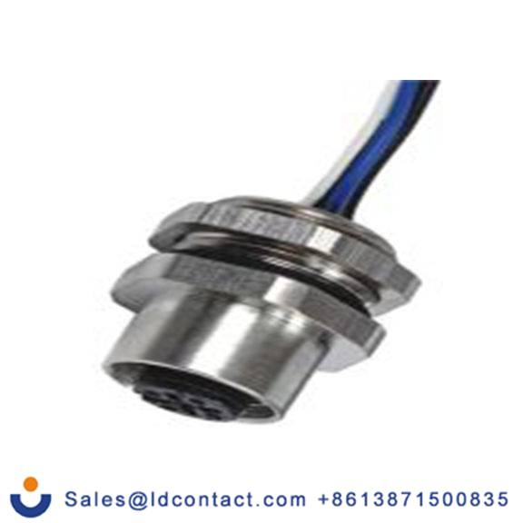 RS PRO,144-7601,M12 圆形连接器 插座, 5芯, 面板安装, 母插芯, 250.0 V, IP40, CPF12系列