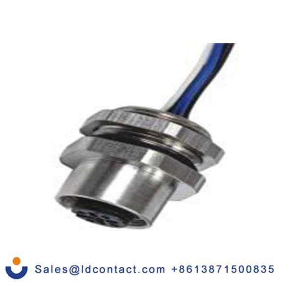 RS PRO,144-7602,M12 圆形连接器 插座, 5芯, 面板安装, 母插芯, 60.0 V, IP40, CPF12系列