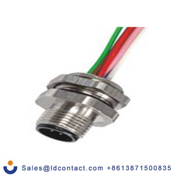 RS PRO,144-7610,M12 圆形连接器 插头, 8芯, 面板安装, 公芯, 30.0 V, IP40, CPM12系列