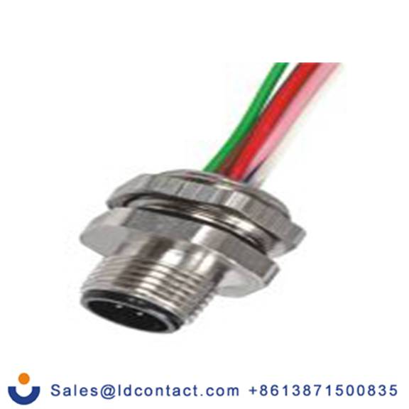 RS PRO,144-7611,M12 圆形连接器 插头, 8芯, 面板安装, 公芯, 30.0 V, IP40, CPM12系列