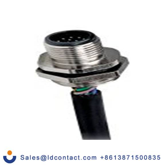 RS PRO,144-7613,M12 圆形连接器 插头, 12芯, 面板安装, 公芯, 30.0 V, IP40, CPM12系列