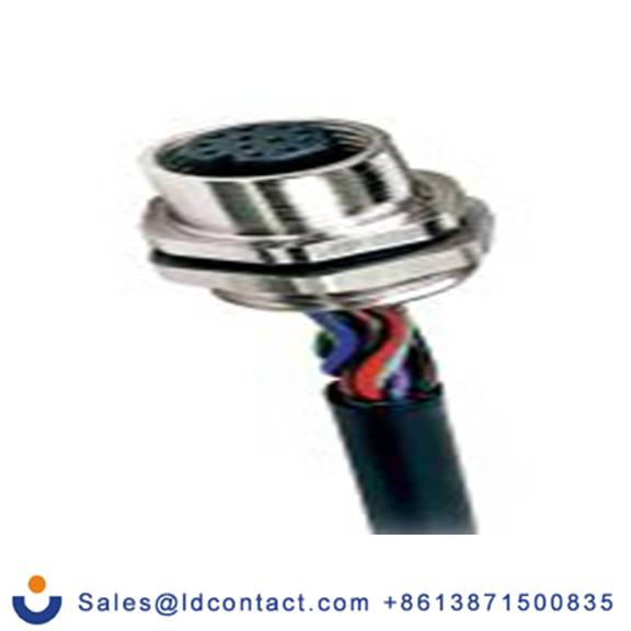 RS PRO,144-7618,M12 圆形连接器 插座, 12芯, 面板安装, 母插芯, 30.0 V, IP40, CPF12系列