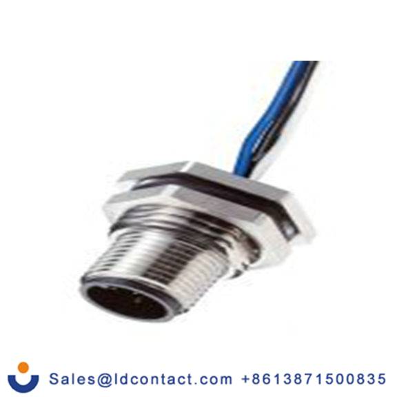 RS PRO,144-7625,M12 圆形连接器 插头, 4芯, 面板安装, 公芯, 250.0 V, IP40, CPM12系列