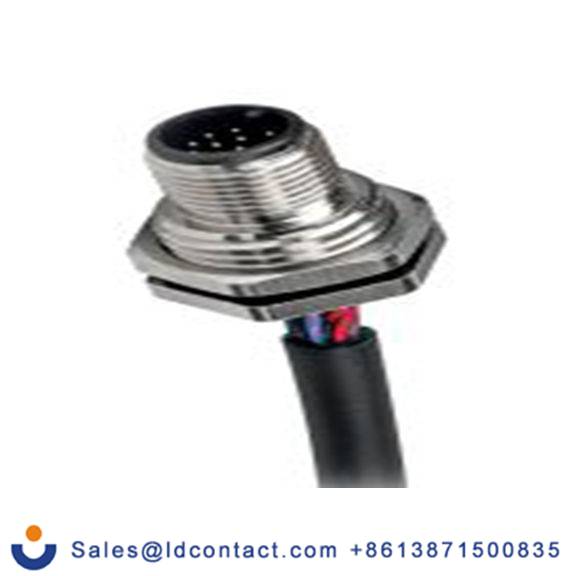 RS PRO,144-7633,M12 圆形连接器 插头, 12芯, 面板安装, 公芯, 30.0 V, IP40, CPM12系列