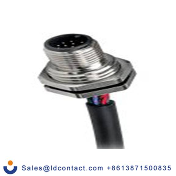 RS PRO,144-7634,M12 圆形连接器 插头, 12芯, 面板安装, 公芯, 30.0 V, IP40, CPM12系列