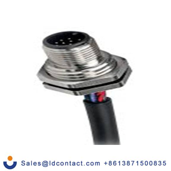 RS PRO,144-7635,M12 圆形连接器 插头, 12芯, 面板安装, 公芯, 30.0 V, IP40, CPM12系列