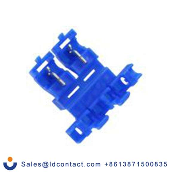 RS PRO,178-7166,接头连接器, 快速接头, 蓝色, 绝缘, 34 mm总长, 972系列 14 AWG