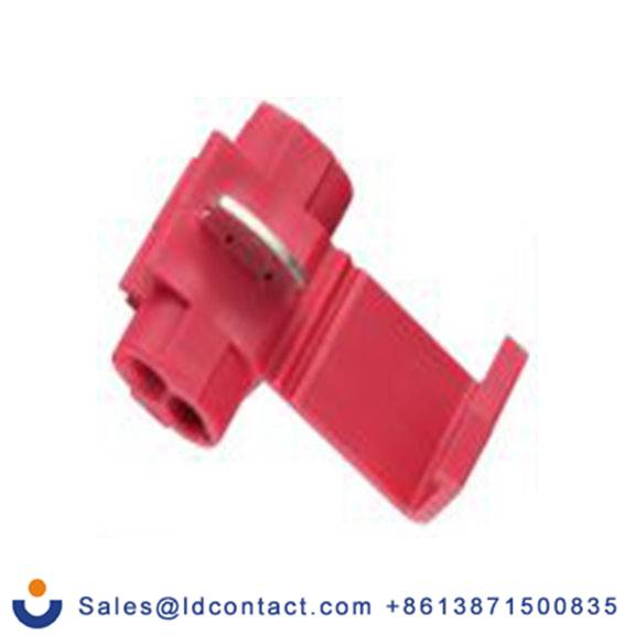 RS PRO,178-7181,电线接头连接器, 快速接头, 红色, 绝缘, 27 mm总长, 镀锡触点, 878100-V系列 18 AWG