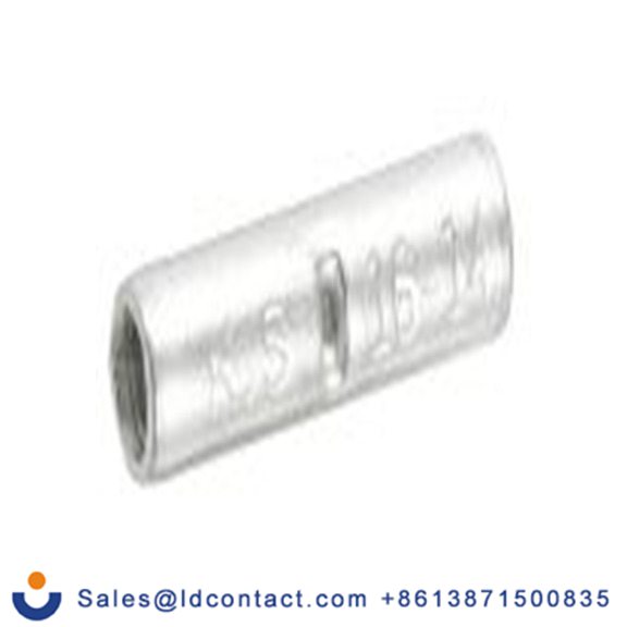 RS PRO,178-7200,接头连接器, 对接, 银色, Φ3.9 mm, 非绝缘, 16 mm总长, 镀锡触点, BNT系列 14 AWG