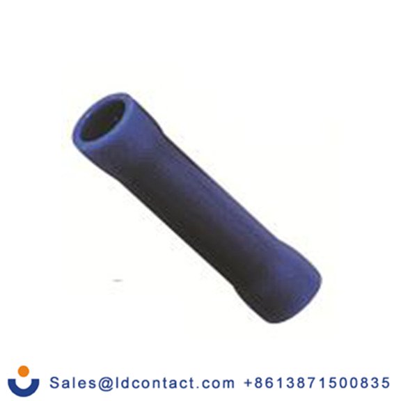 RS PRO,178-7222,接头连接器, 对接, 蓝色, Φ4.5 mm, 绝缘, 24.6 mm总长, BV2系列 14 AWG