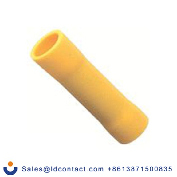 RS PRO,178-7227,接头连接器, 对接, 黄色, Φ6.3 mm, 绝缘, 26.5 mm总长, BVB5系列 10 AWG