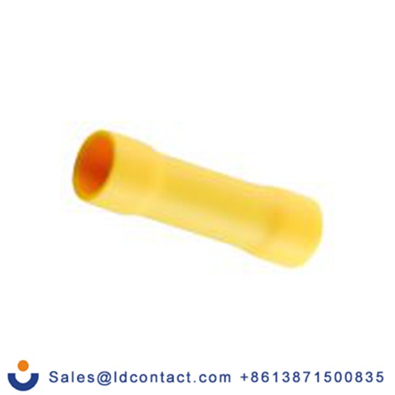 RS PRO,178-7230,接头连接器, 对接, 黄色, Φ6.3 mm, 绝缘, 26.5 mm总长, BVS5系列 10 AWG