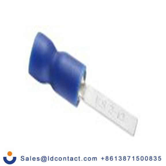 RS PRO,178-7251,片型端子, 插片2.4 mm宽x13 mm长, 绝缘x0.8 mm厚 16 AWG, 蓝色 14 AWG, 乙烯基绝缘