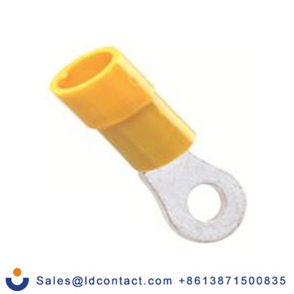 RS PRO,178-7276,绝缘 铜 环形端子, Φ6.5 mm内环 12 AWG, 6.5 mm螺栓, 黄色 10 AWG, -40 °C至105 °C DRVY系列