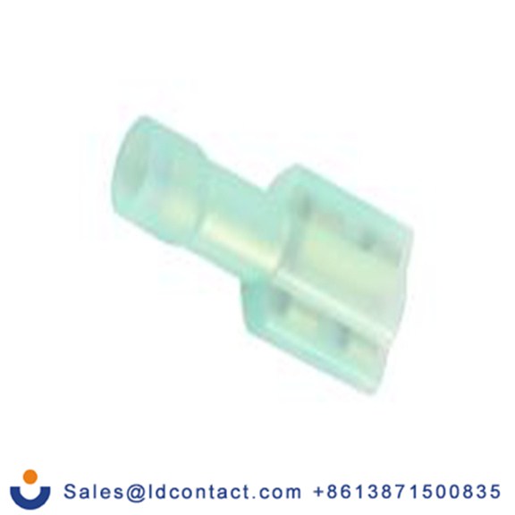 RS PRO,178-8298,绝缘 压接端子 母插, 0.8 x 6.35 mm接片, 蓝色 插簧端子, 尼龙绝缘, 镀锡 16 AWG 铜, 黄铜触点, 最大线规14 AWG 系列