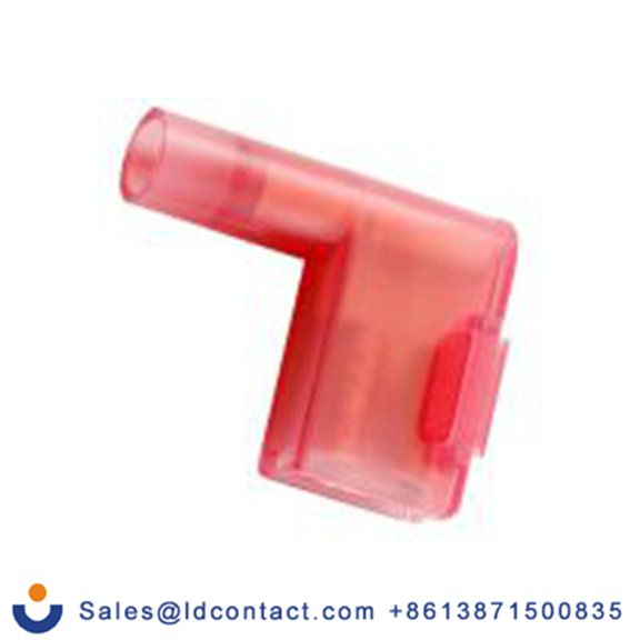 RS PRO,178-8345,绝缘 压接端子 母插, 6.35 x 0.8 mm接片, 红色 插簧端子, 尼龙绝缘, 镀锡 22 AWG 黄铜, 铜触点, 最大线规18 AWG 系列