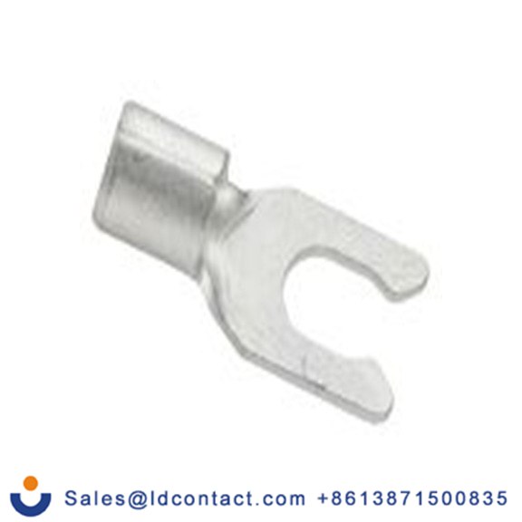 RS PRO,178-8362,非绝缘 叉型端子, 4.3 mm螺栓, 银色, 最小电线尺寸: 12 AWG 10 AWG, 8.3 mm宽, 1 mm厚, LS系列