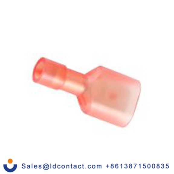 RS PRO,178-8375,绝缘 压接端子 公, 0.8 x 6.35 mm接片, 红色 插簧端子, 尼龙绝缘, 镀锡 22 AWG 铜, 黄铜触点, 最大线规16 AWG 系列