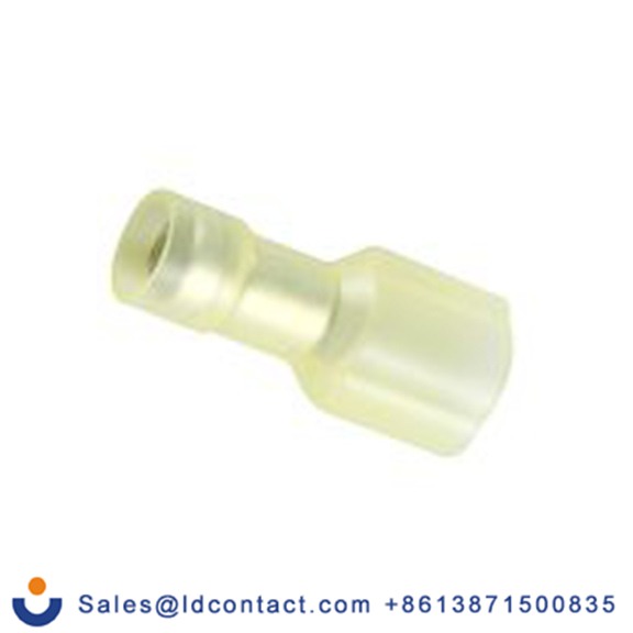 RS PRO,178-8377,绝缘 压接端子 公, 0.8 x 6.35 mm接片, 黄色 插簧端子, 尼龙绝缘, 镀锡 12 AWG 铜, 黄铜触点, 最大线规10 AWG 系列